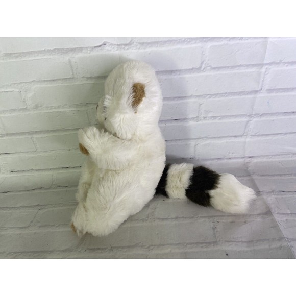 VTG Superior Toy & Novelty TANUKI Striped Tail white Raccoon  VTG Superior Toy & Novelty TANUKI Striped Tail white Raccoon Dog Panda Plush